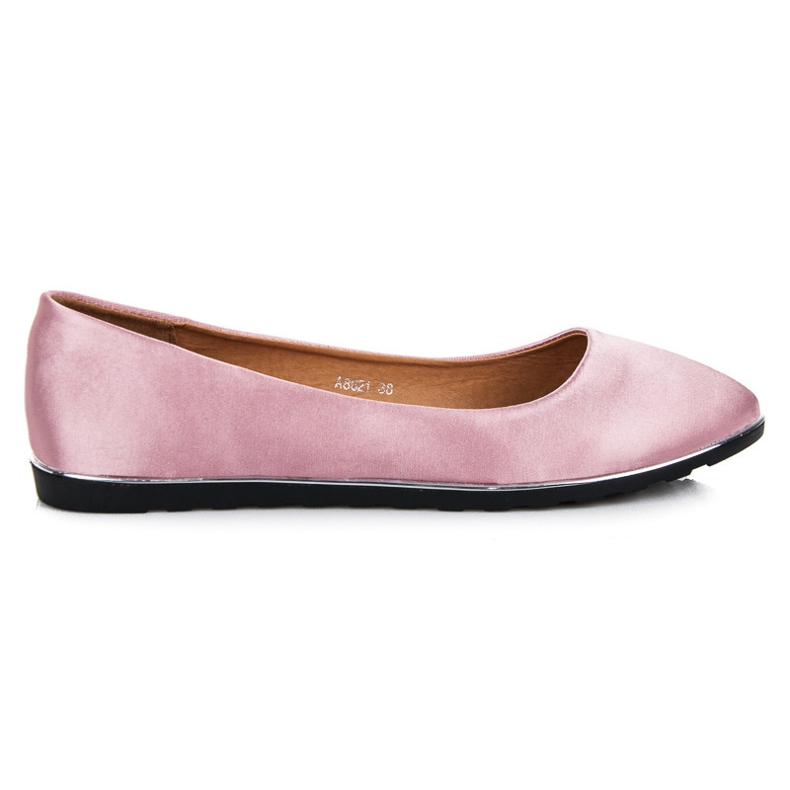 Licean Ballerines en satin rose Licean Ballerines en satin rose