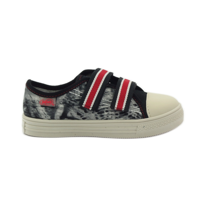 Chaussons Sneakers Graffiti Navets Befado 430x rouge gris le noir blanche