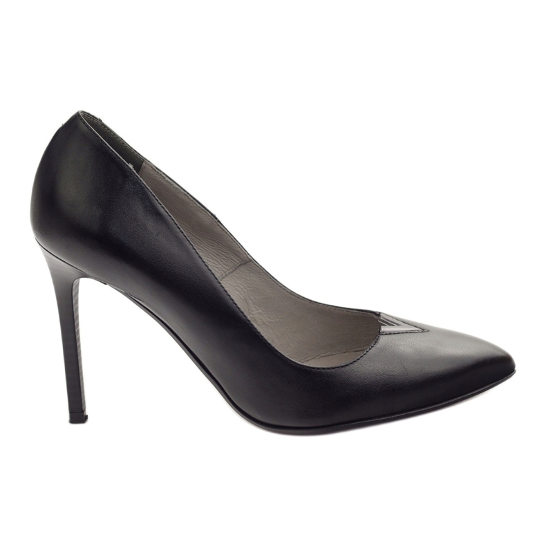 Edeo Escarpins à talons hauts pour femmes 3180 noir le noir