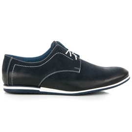 Chaussures LUCCA nouées bleu marine
