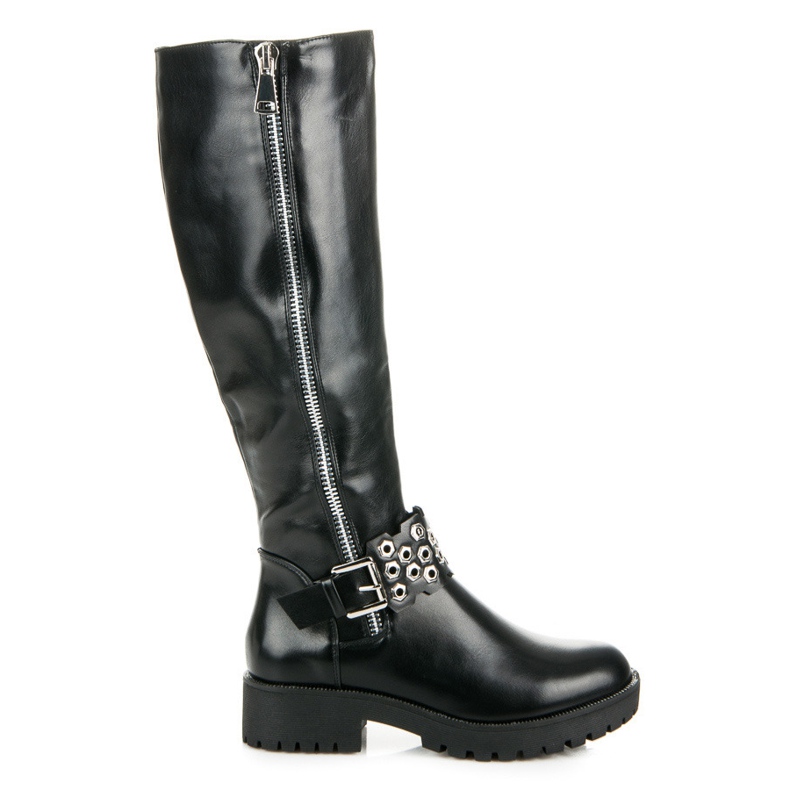 Seastar Bottes rock femme le noir Seastar Bottes rock femme le noir