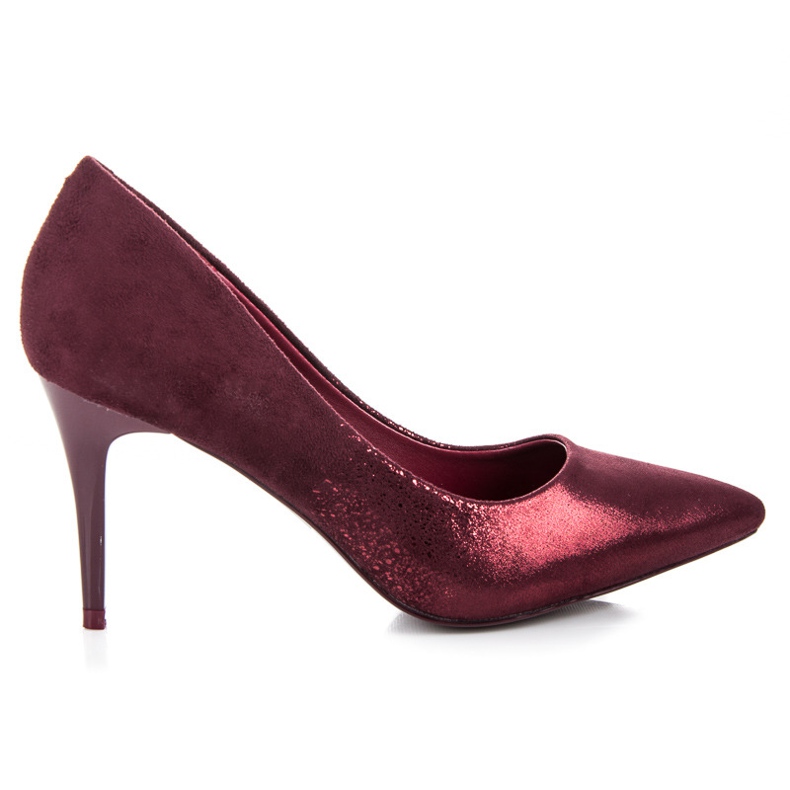Erynn Escarpins bordeaux sur talon aiguille multicolore rouge Erynn Escarpins bordeaux sur talon aiguille multicolore rouge
