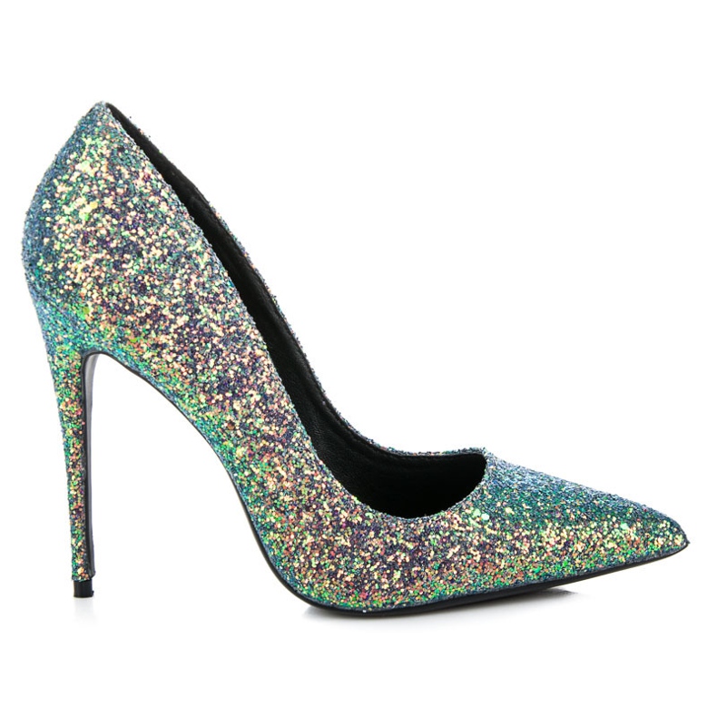 Escarpins pailletés Vices vert