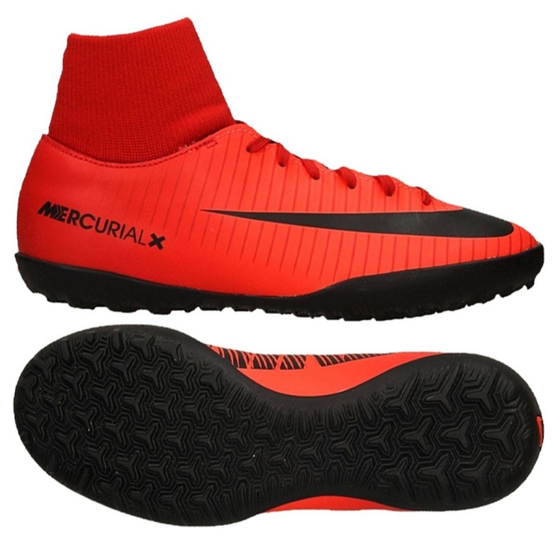 Chaussure de football Nike MercurialX Victory Vi rouge rouge Chaussure de football Nike MercurialX Victory Vi rouge rouge