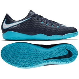 Chaussures d'intérieur Nike HypervenomX Phelon Iii Ic multicolore bleu marin
