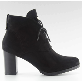 Bottines à lacets 55-518 noir