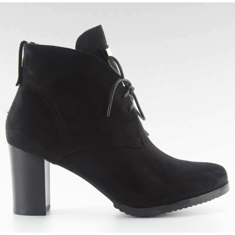 Bottines à lacets 55-518 noir le noir
