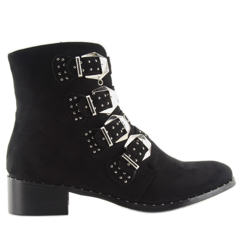 Noir Bottes à clous noir 9276 noir le noir