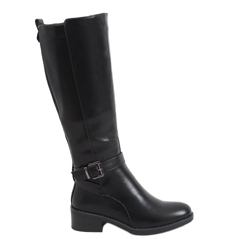 BM Bottes noires ae62p noir le noir