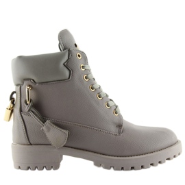 Bûches avec cadenas 1302 L. GRIS