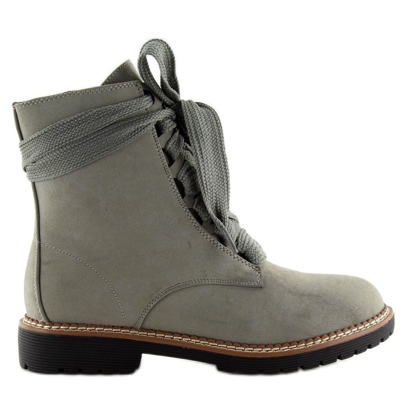 Bottines à lacets Gris 8308 Gris Bottines à lacets Gris 8308 Gris