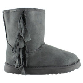 Emuses à franges F382 Gris