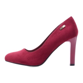 Sergio Leone Chaussures daim 1457 bordeaux multicolore rouge