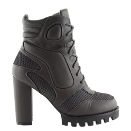 Bottes à talons hauts Gris 9132 Gris