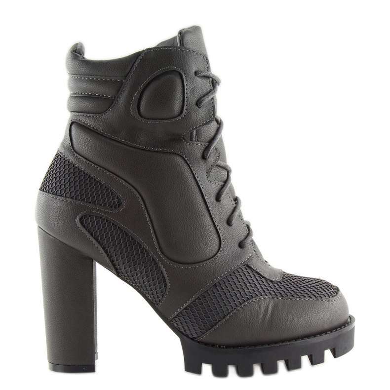 Bottes à talons hauts Gris 9132 Gris