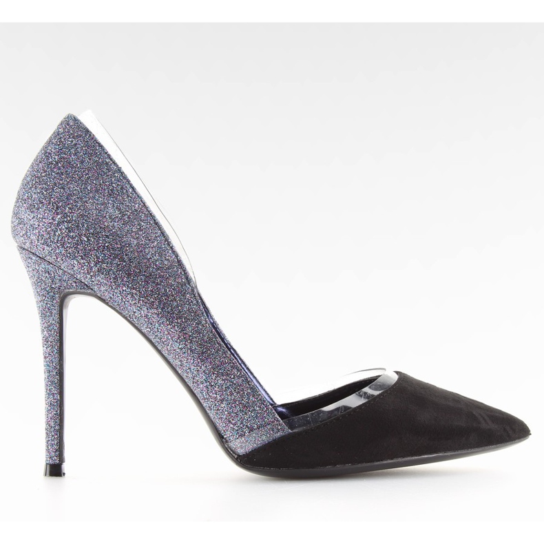 Épingles à paillettes argentées 5127 bleu le noir gris