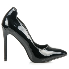 Via Giulia  Épingles pointues vernies noir