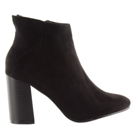 Bottes noires sur le talon 1287