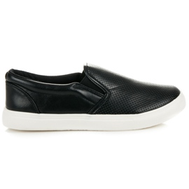 Slipons Ajourés noir