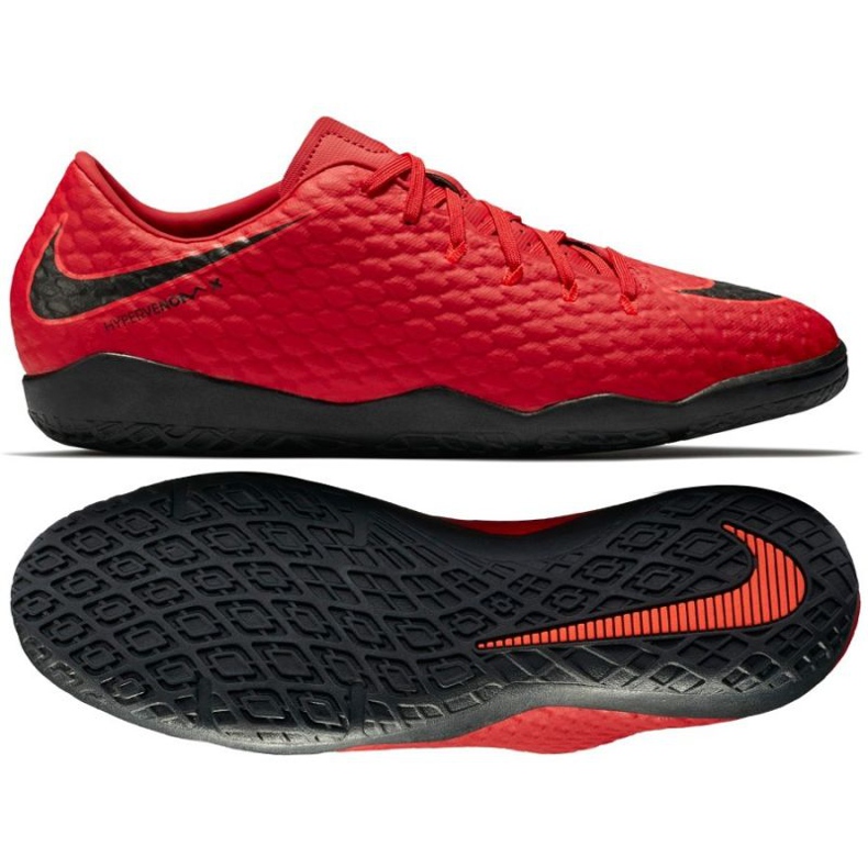 Chaussure d'intérieur Nike HypervenomX Phelon Iii rouge