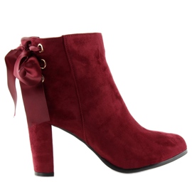 Bottines sur la poste bordeaux A852 vin rouge Bottines sur la poste bordeaux A852 vin rouge