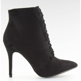 Bottes noires sur un noir LB-229 noir le noir