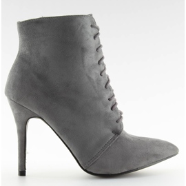 Bottines grises LB-229 gris
