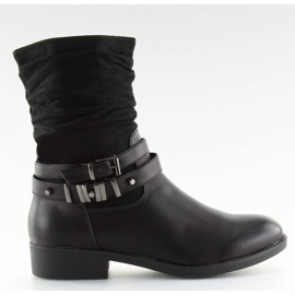 Bottes militaires noires A89826 noires