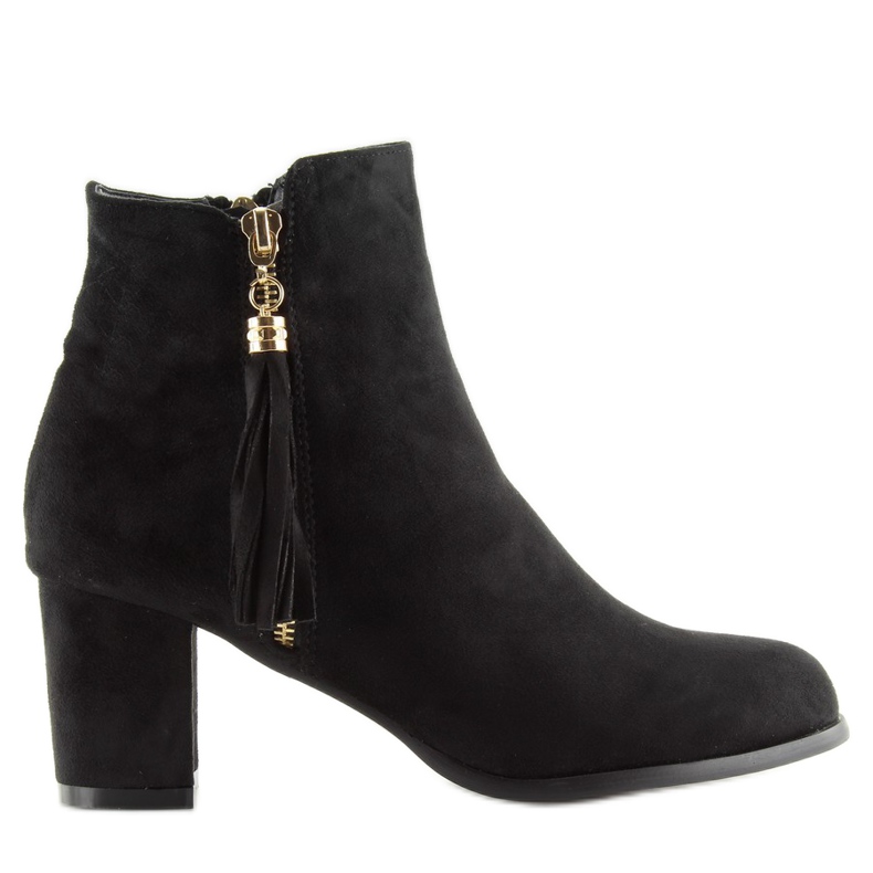 Bottes noires à talons hauts SO-20 noir le noir