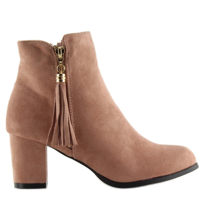 Bottes à talons roses SO-20 rose