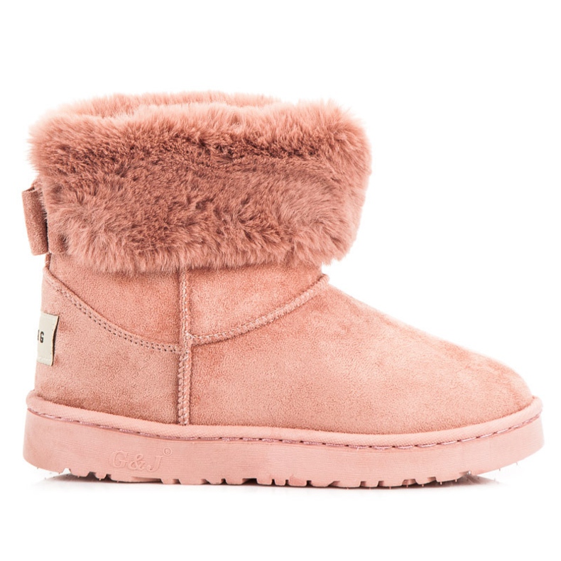 Bella Paris Bottes de neige avec un arc rose Bella Paris Bottes de neige avec un arc rose