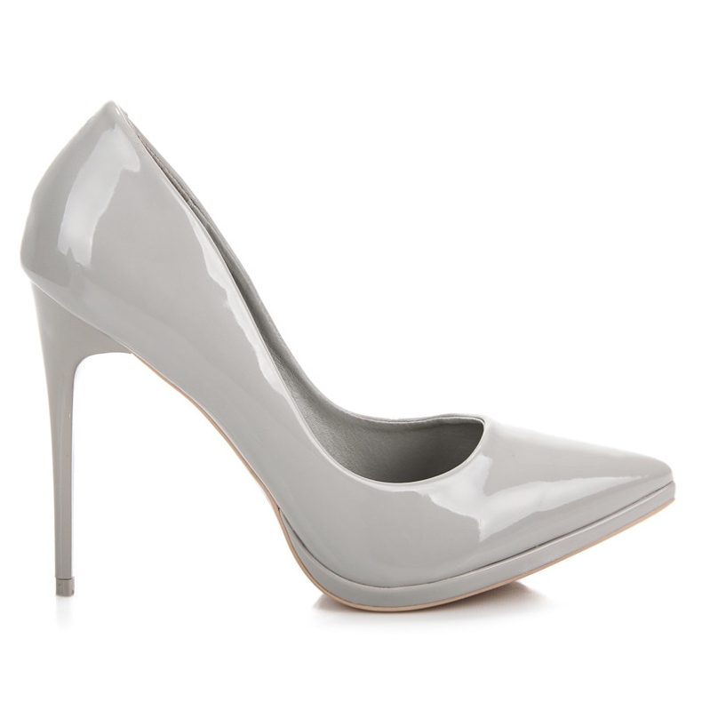 Vinceza Talons hauts gris clair