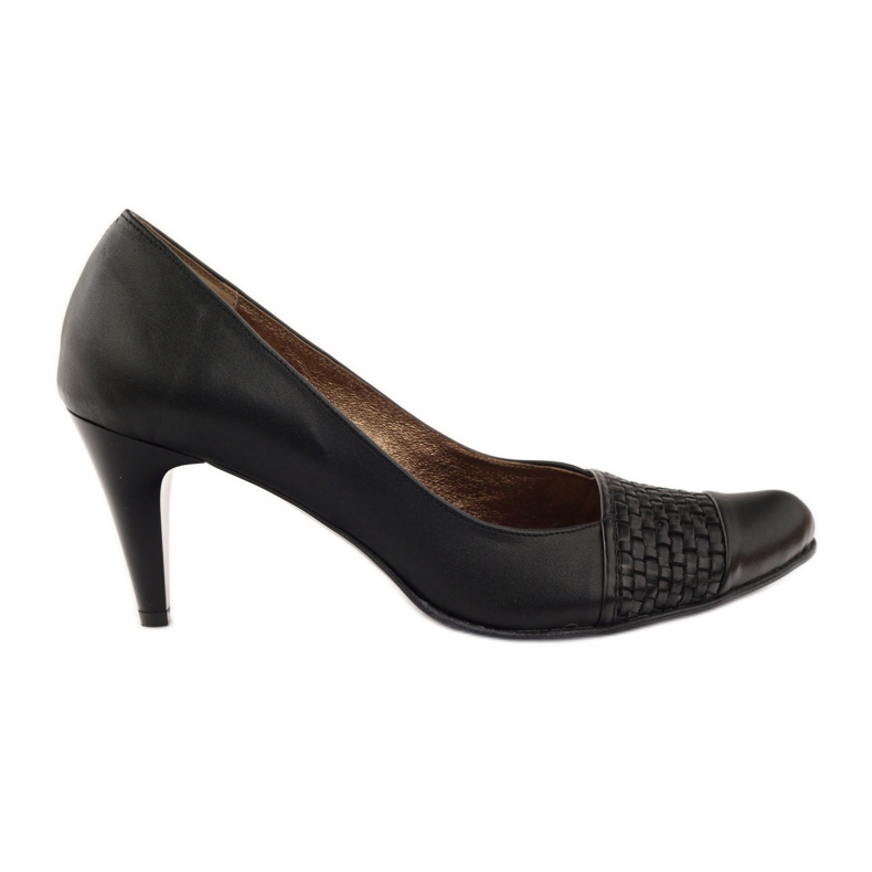 Escarpins Cuir Noir PEES 263 le noir