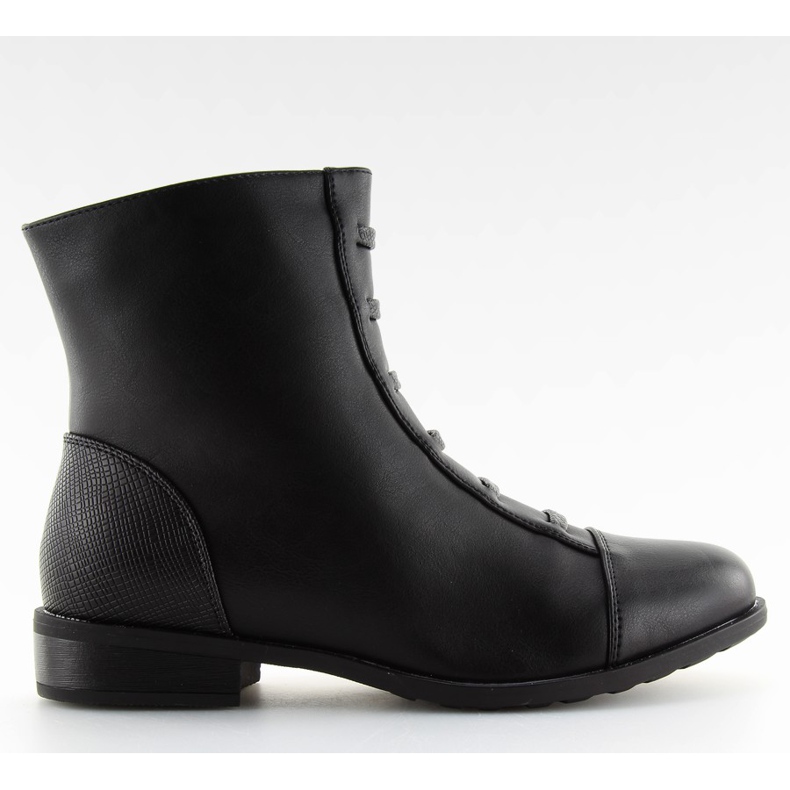 Bottes femme isolées noires F7091-1BLACK le noir