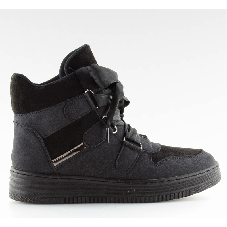 Baskets montantes noires AB-15 noires le noir