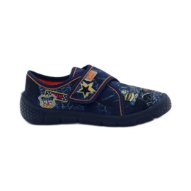 Chaussons Super Light Bottom Car Befado bleu marine orange