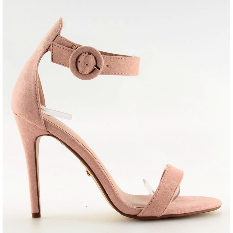 Sandales roses NF-17 roses sur talon haut Sandales roses NF-17 roses sur talon haut