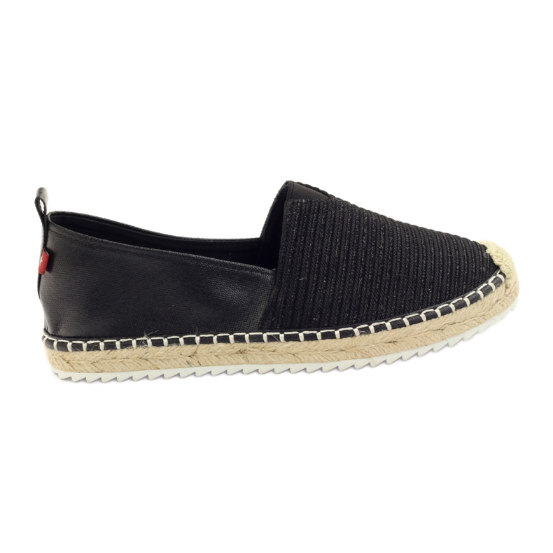 Ballerines espadrilles Big star 274196 le noir brun