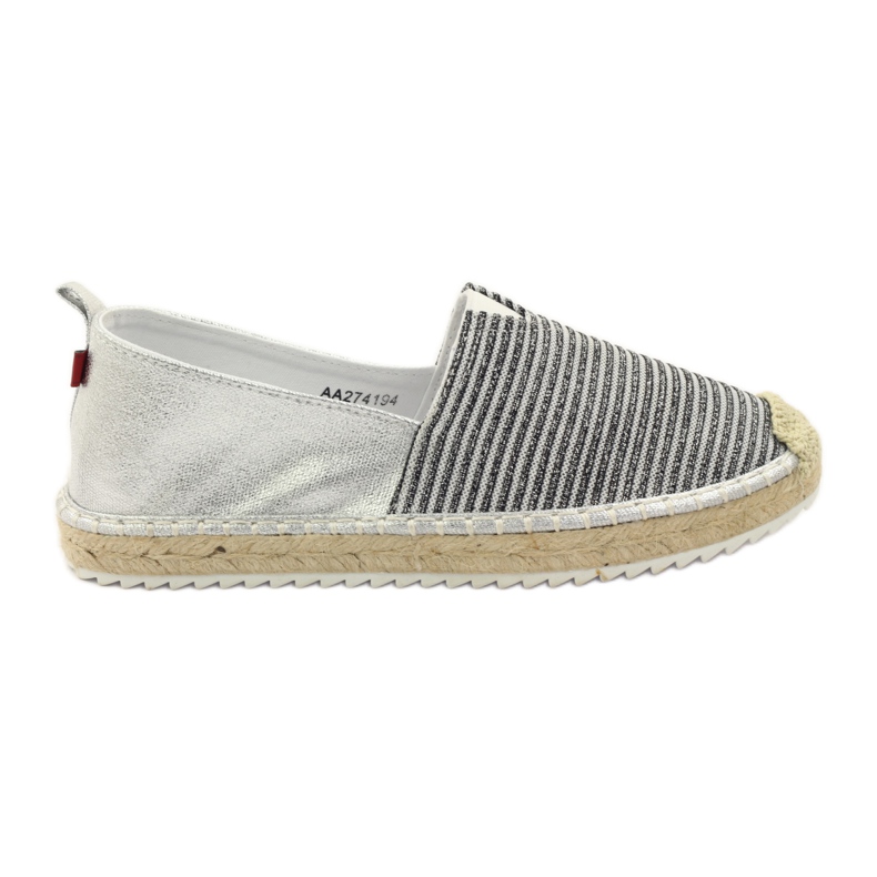 Big Star Espadrilles ballerines grandes étoiles 274194 le noir brun gris