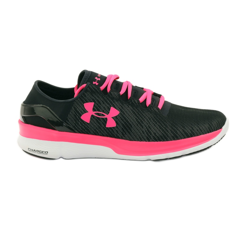 Chaussures de course Under Armour Speedform Turbulence le noir rose