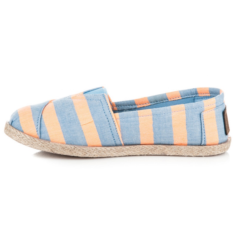 Mckeylor Espadrilles rayées enfant multicolore