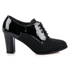 Chaussures laquées Vinceza noir