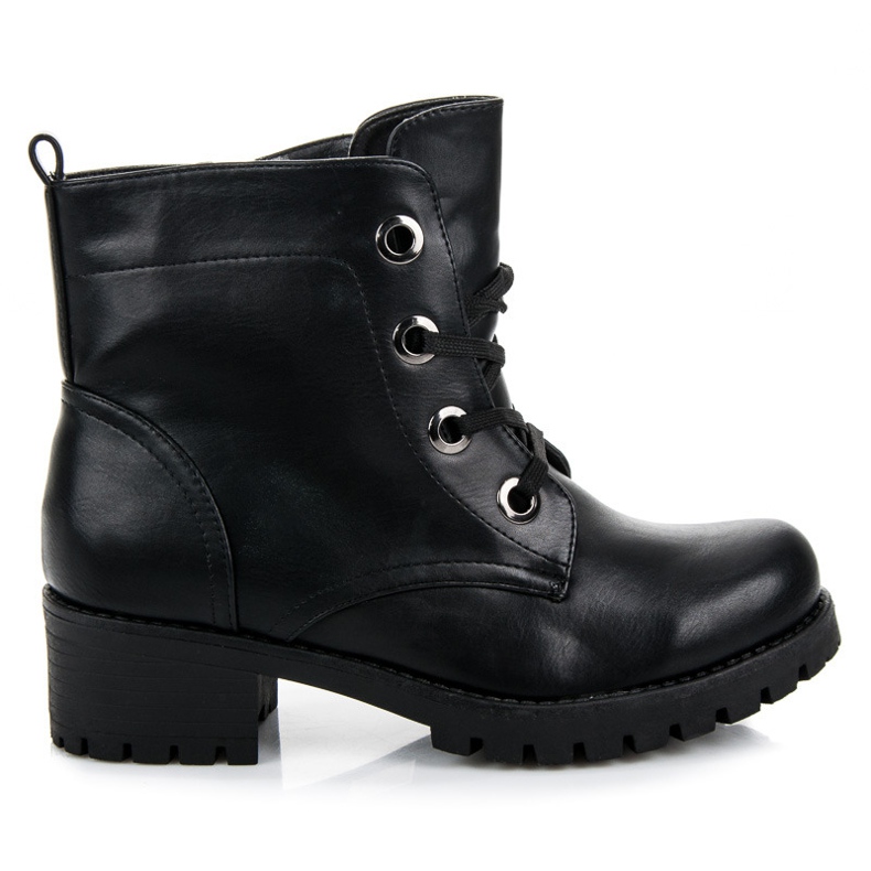 Bestelle Botte de travail à lacets le noir