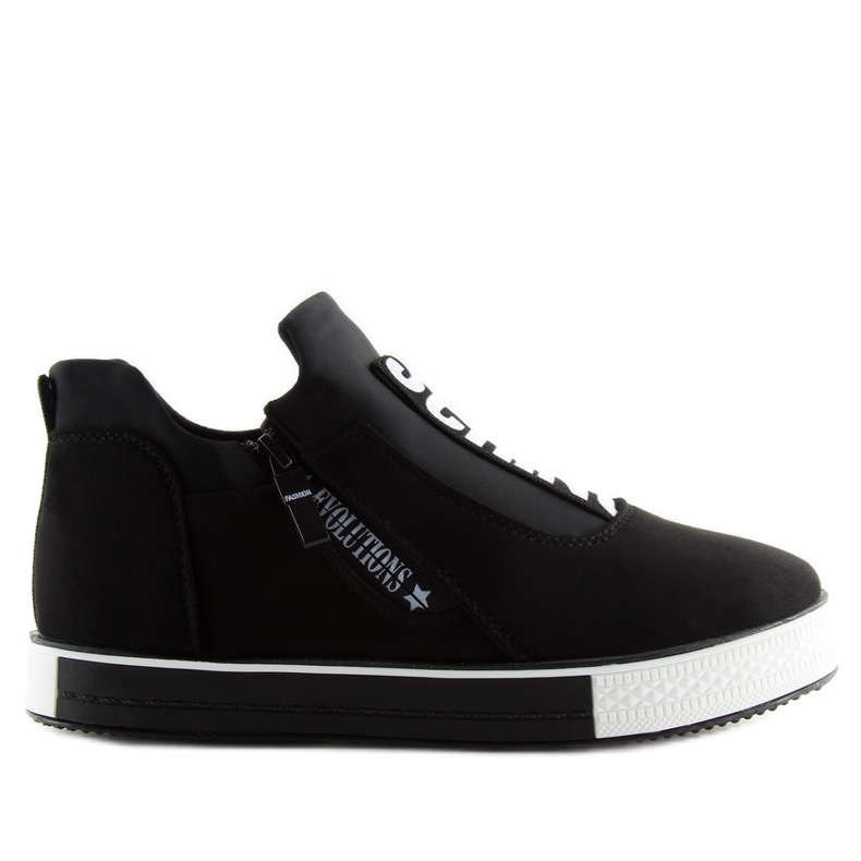 Baskets compensées noires NB168 noir le noir