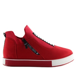 Sneakers On Wedge Rouge Nb168 Sneakers On Wedge Rouge Nb168