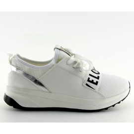 Chaussures de sport blanches pour femmes NB155P White noir gris