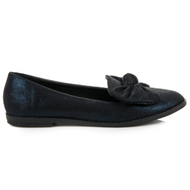 Bestelle Ballerine Avec Un Noeud bleu