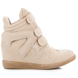 Queentina Baskets à scratch brun