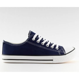 Baskets classiques pour femmes bleu marine