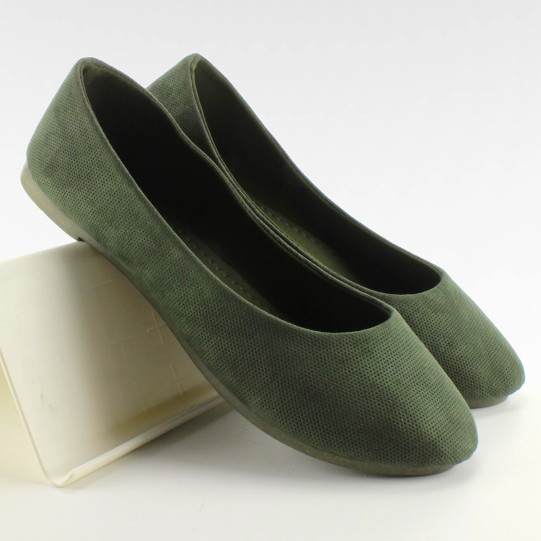 Ballerines vertes pour femme JX38 A. Vert